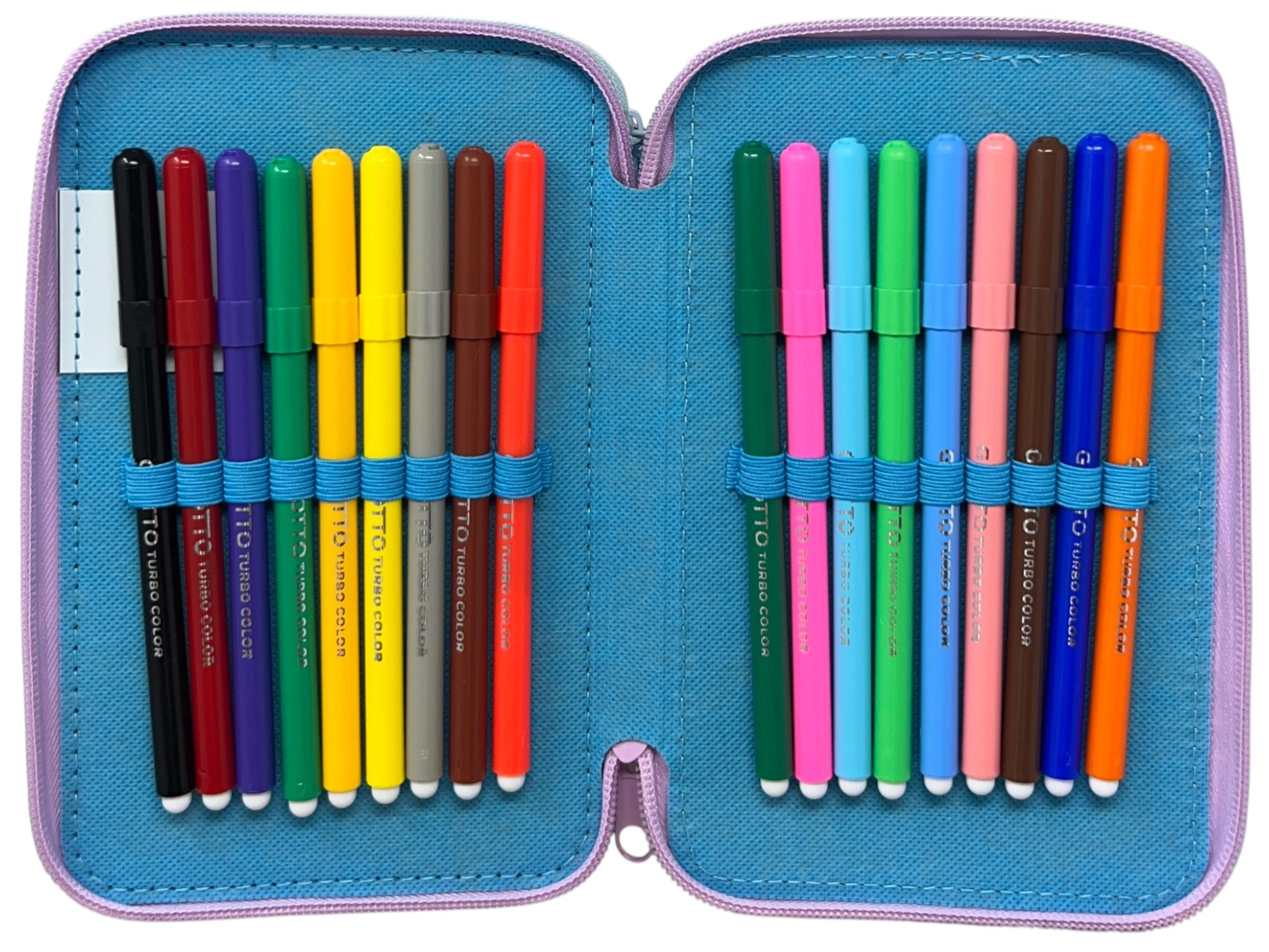 Astuccio Multiscomparto Frozen DISNEY 3 Zip per la Scuola Portacolori Giotto - 000565226