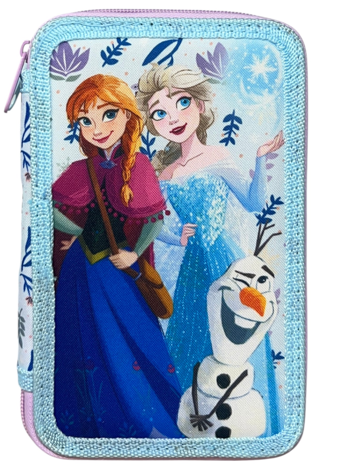Astuccio Multiscomparto Frozen DISNEY 3 Zip per la Scuola Portacolori Giotto - 000565226