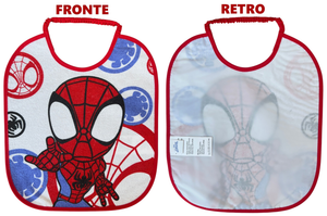 Set Asilo 3 Pezzi Spidey MARVEL Bavetta con Elastico Tovaglietta Sacca - Spm_1