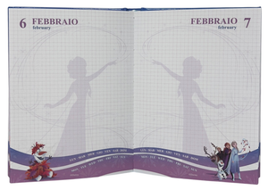 Diario Frozen DISNEY Agenda 10 Mesi Scuola Elementare Media - Fr1200
