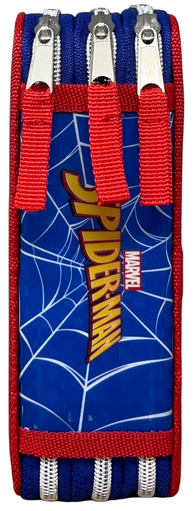 Astuccio Scuola Spiderman MARVEL Multiscomparto 3 Zip Penna Papermate Pennarelli Giotto - Sp1192