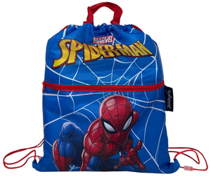 Sacca Spiderman MARVEL con Chiusura a Coulisse Tasca Frontale Borsa Tempo Libero Palestra Cm. 44x34 - 690655