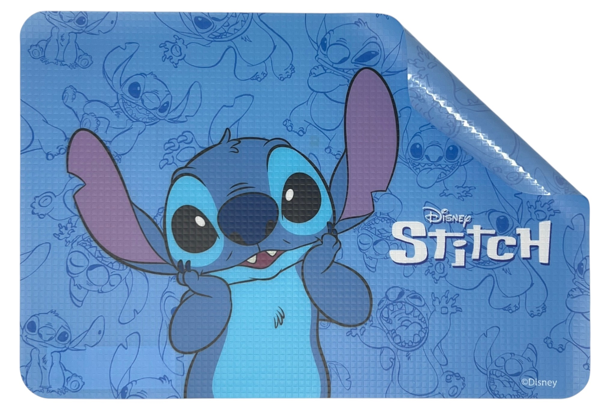 Tovaglietta Stitch DISNEY in Plastica Morbida Antiscivolo Ripiegabile Lavabile da Colazione Pranzo Cm.44x30 - Lst1204-B