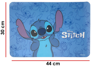 Tovaglietta Stitch DISNEY in Plastica Morbida Antiscivolo Ripiegabile Lavabile da Colazione Pranzo Cm.44x30 - Lst1204-B