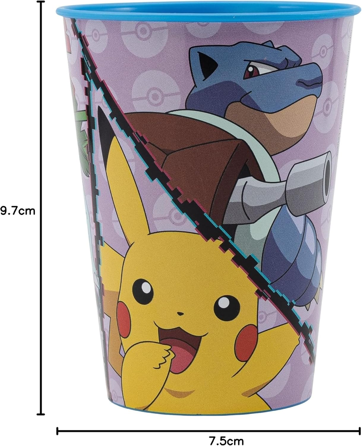 Bicchiere Pokémon Plastica Semirigida Riutilizzabile 260 Ml Bpa Free - St08007