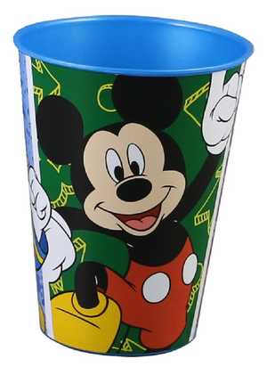 Bicchiere Topolino DISNEY Plastica Semirigida Riutilizzabile 260 Ml Bpa Free - St081107