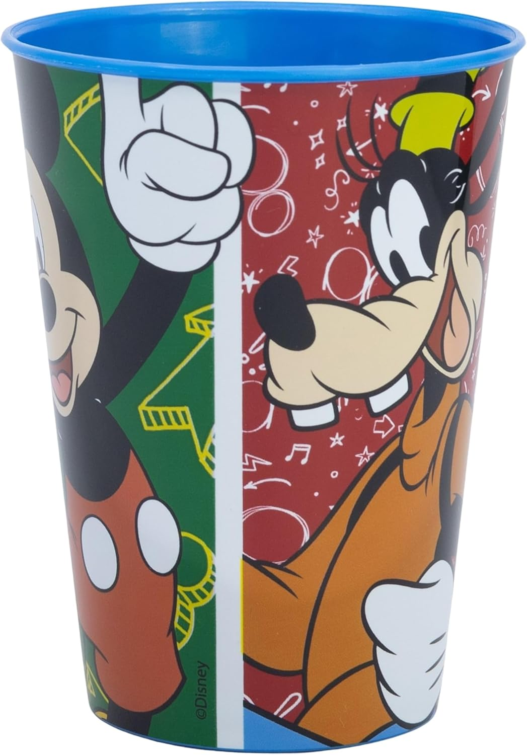 Bicchiere Topolino DISNEY Plastica Semirigida Riutilizzabile 260 Ml Bpa Free - St081107