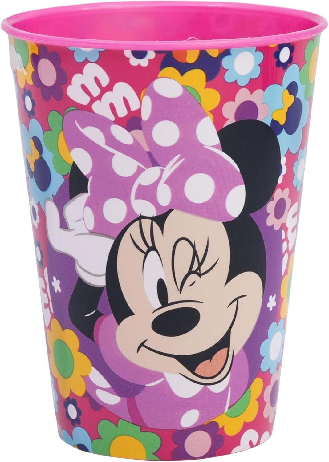 Bicchiere Minnie DISNEY Plastica Semirigida Riutilizzabile 260 Ml Bpa Free - St81207