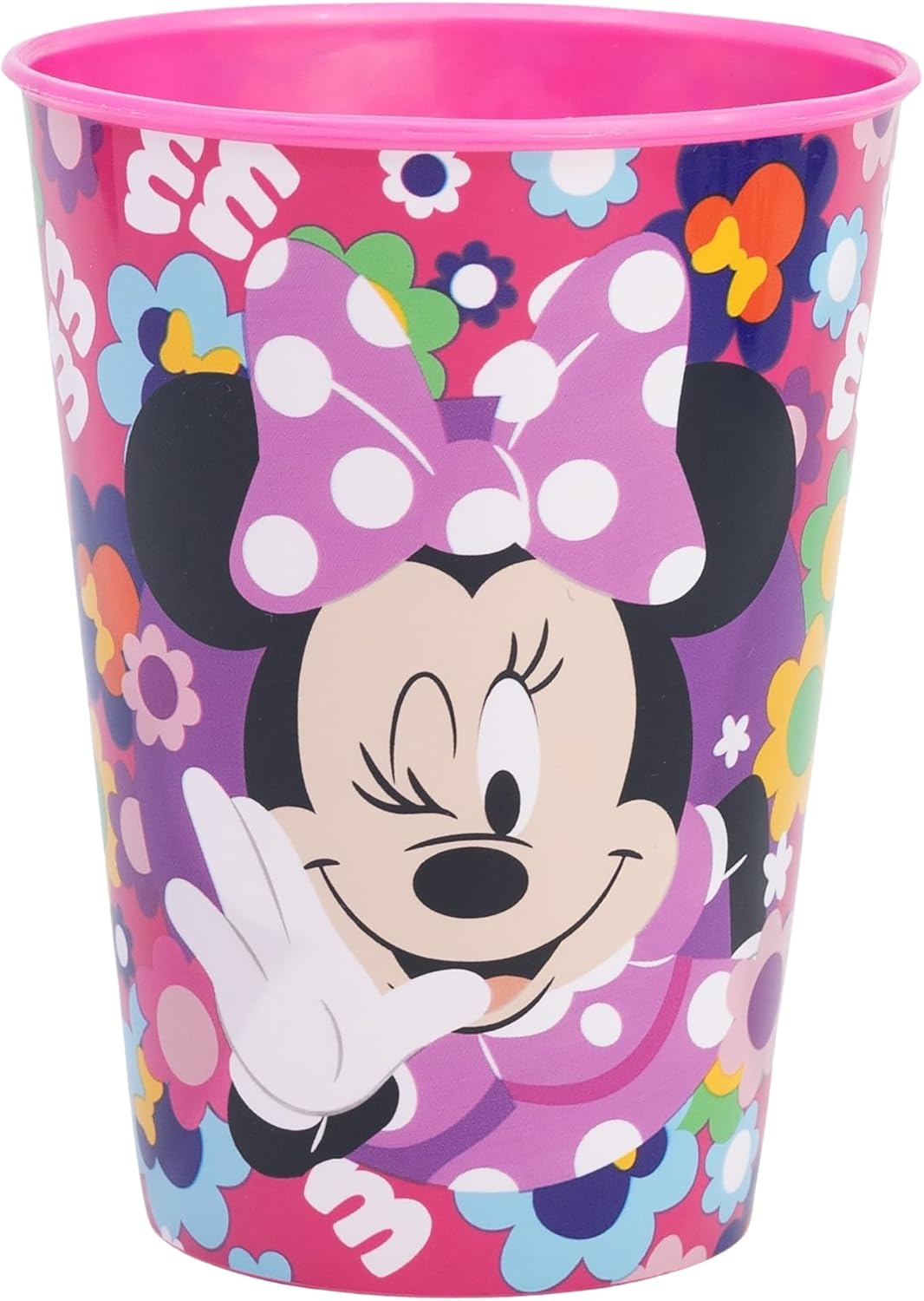 Bicchiere Minnie DISNEY Plastica Semirigida Riutilizzabile 260 Ml Bpa Free - St81207