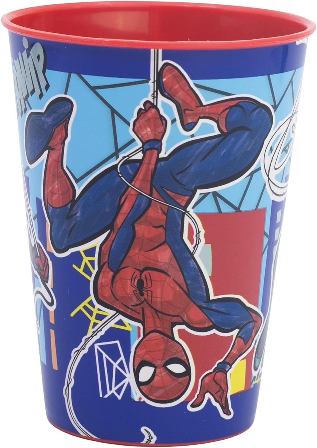 Bicchiere Spiderman MARVEL Plastica Semirigida Riutilizzabile 260 Ml Bpa Free - St083507