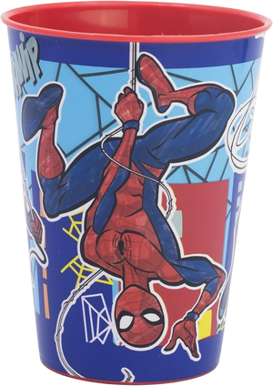 Bicchiere Spiderman MARVEL Plastica Semirigida Riutilizzabile 260 Ml Bpa Free - St083507