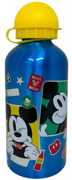 Set Pranzo Topolino DISNEY 2 Pezzi Borraccia in Alluminio e Portamerenda con Posate - St74363