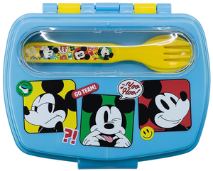 Set Pranzo Topolino DISNEY 2 Pezzi Borraccia in Alluminio e Portamerenda con Posate - St74363