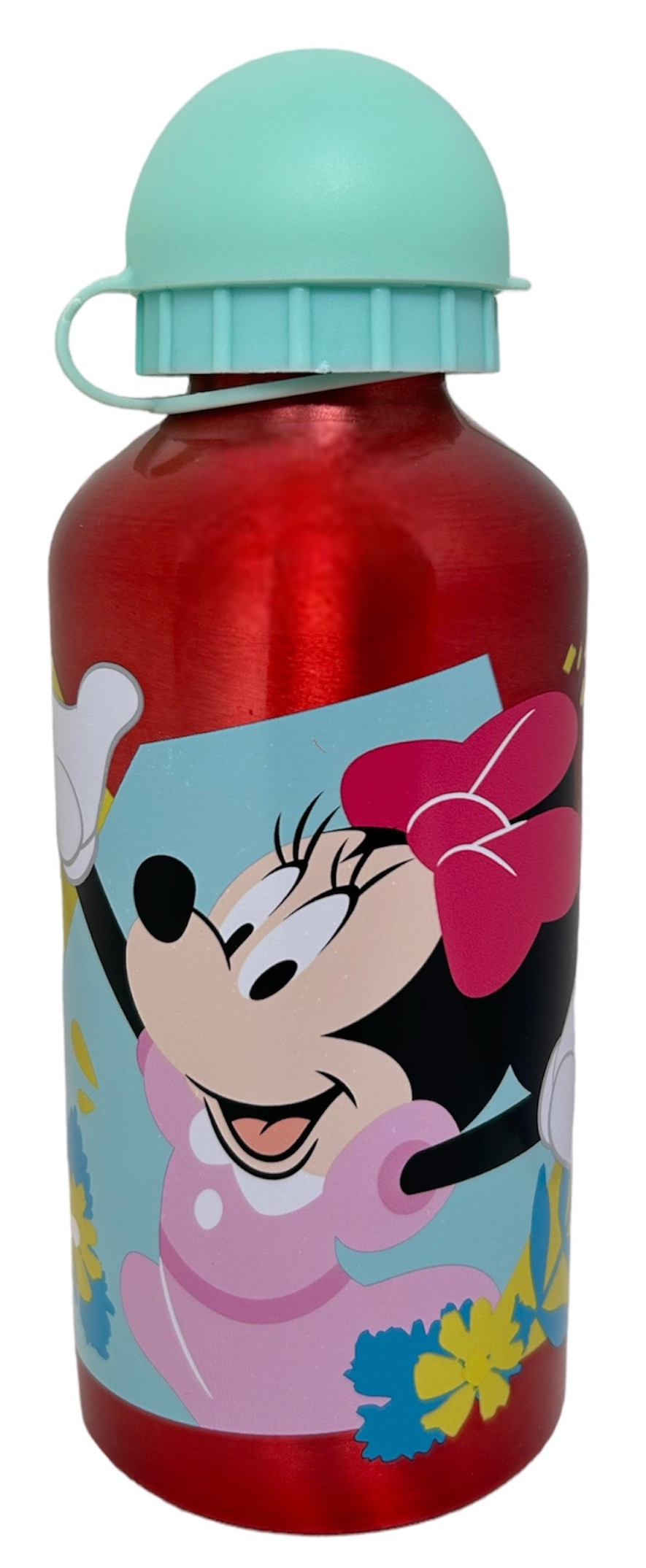 Set Pranzo Minnie DISNEY 2 Pezzi Borraccia in Alluminio e Portamerenda con Posate - St74463