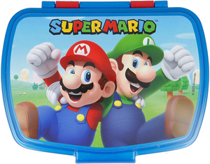 Set Pranzo Super Mario 2 Pezzi Borraccia 400 Ml Portamerenda - St75273