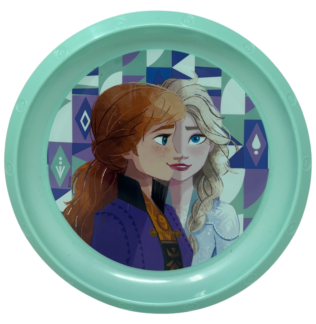 Set Pappa 5 Pezzi Frozen DISNEY in Plastica Riutilizzabile Piatti Bicchiere Posate Bpa Free - St74200