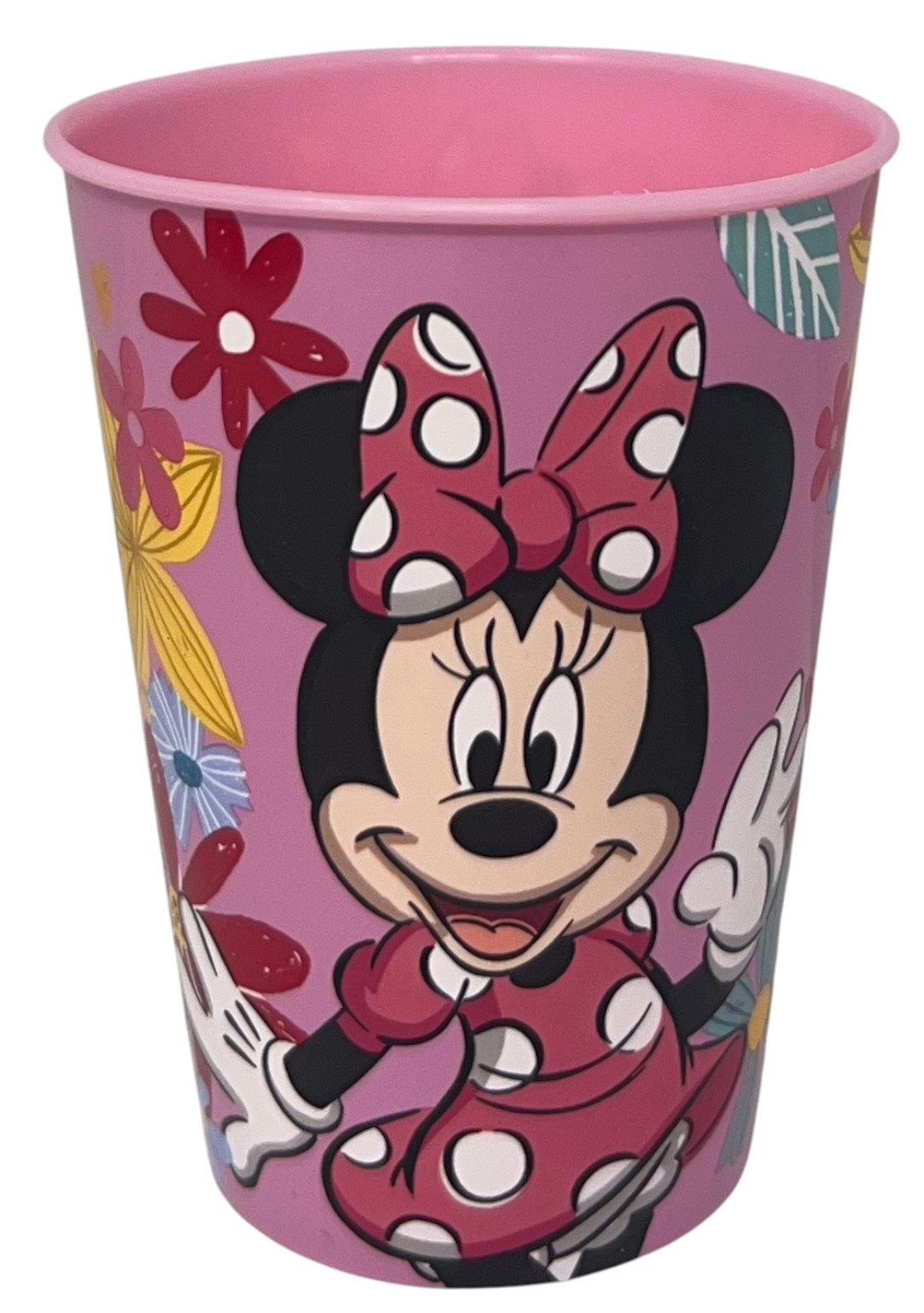 Set Pappa 5 Pezzi Minnie DISNEY in Plastica Adatta Al Microonde Piatti Bicchiere Posate  - St74450
