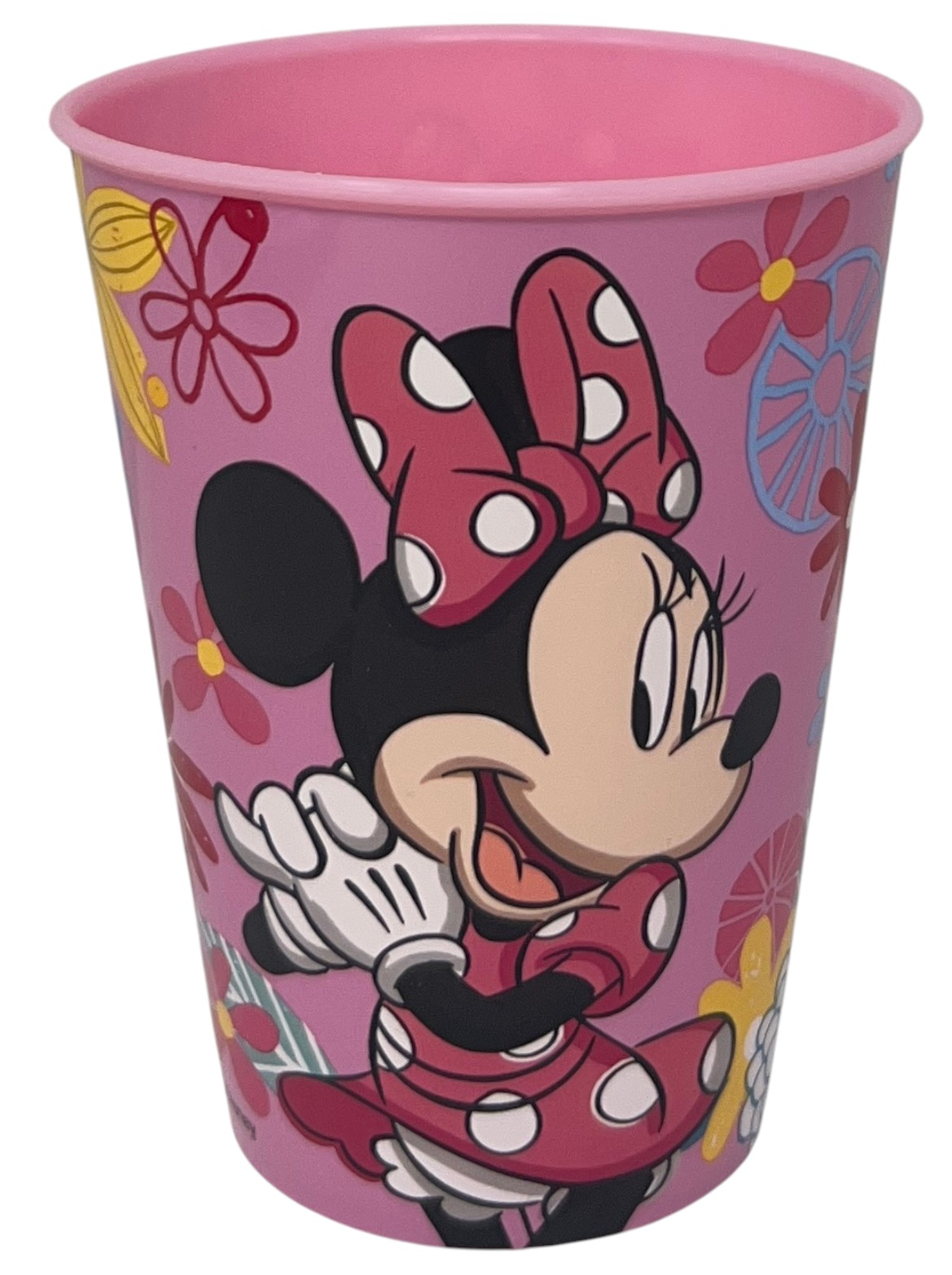 Set Pappa 5 Pezzi Minnie DISNEY in Plastica Adatta Al Microonde Piatti Bicchiere Posate  - St74450
