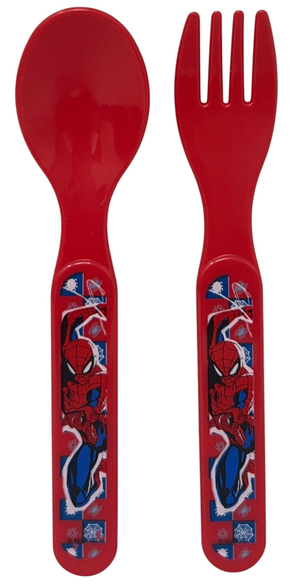 Set Pranzo Spiderman MARVEL 2 Pezzi Borraccia in Alluminio e Portamerenda con Posate - St74763