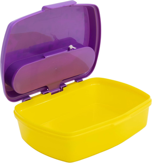 Portamerenda con Posate Minnie DISNEY Forchetta e Cucchiaio Contenitore Portapranzo - St81209