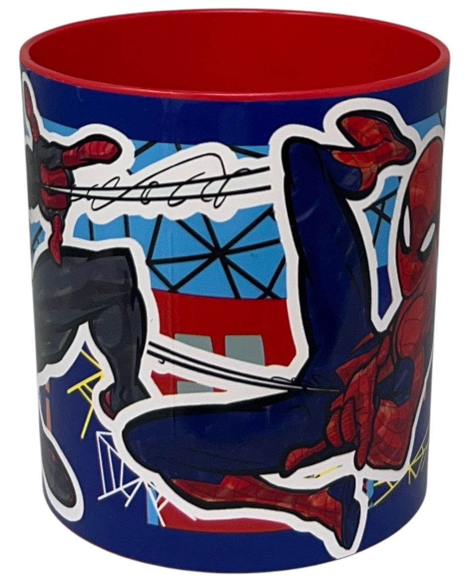 Tazza Spiderman MARVEL Mug in Plastica Riutilizzabile Bpa Free Adatta Al Microonde 350 Ml - St83504