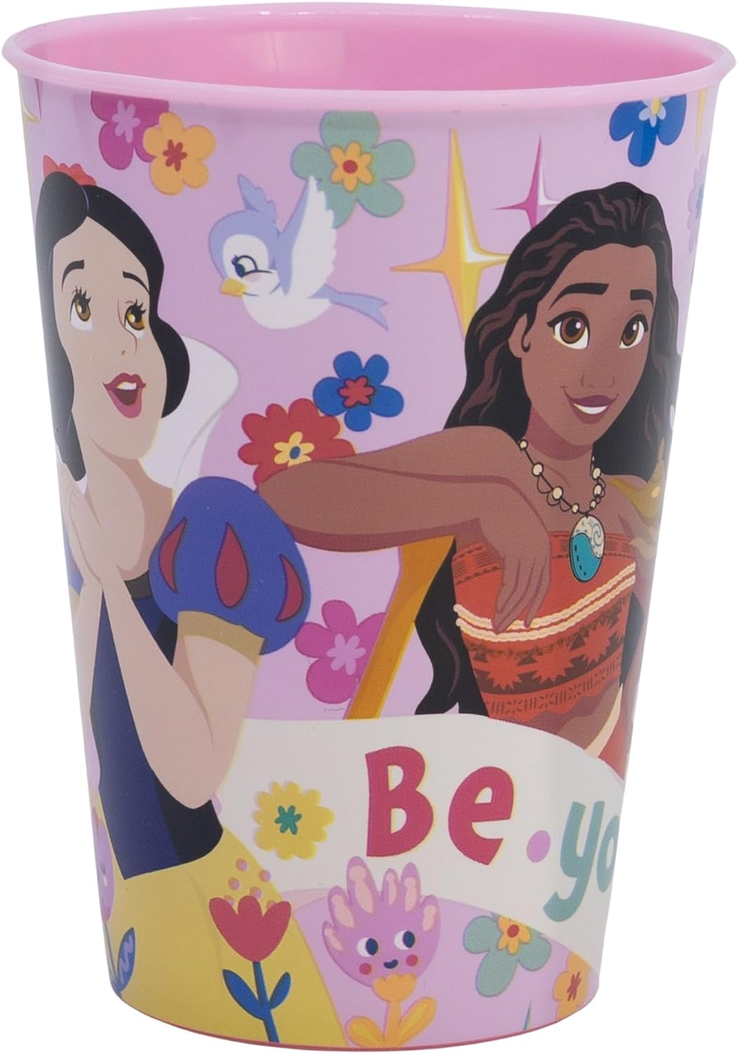 Bicchiere Principesse DISNEY Plastica Semirigida Riutilizzabile 260 Ml Bpa Free - St82007
