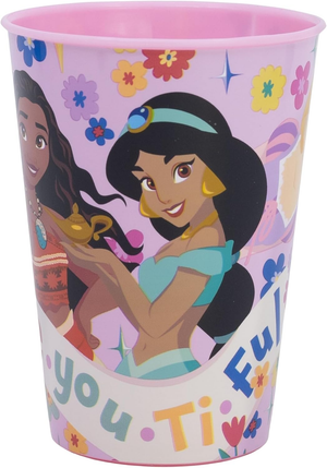 Bicchiere Principesse DISNEY Plastica Semirigida Riutilizzabile 260 Ml Bpa Free - St82007