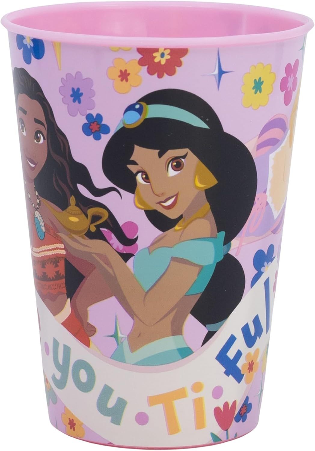 Bicchiere Principesse DISNEY Plastica Semirigida Riutilizzabile 260 Ml Bpa Free - St82007