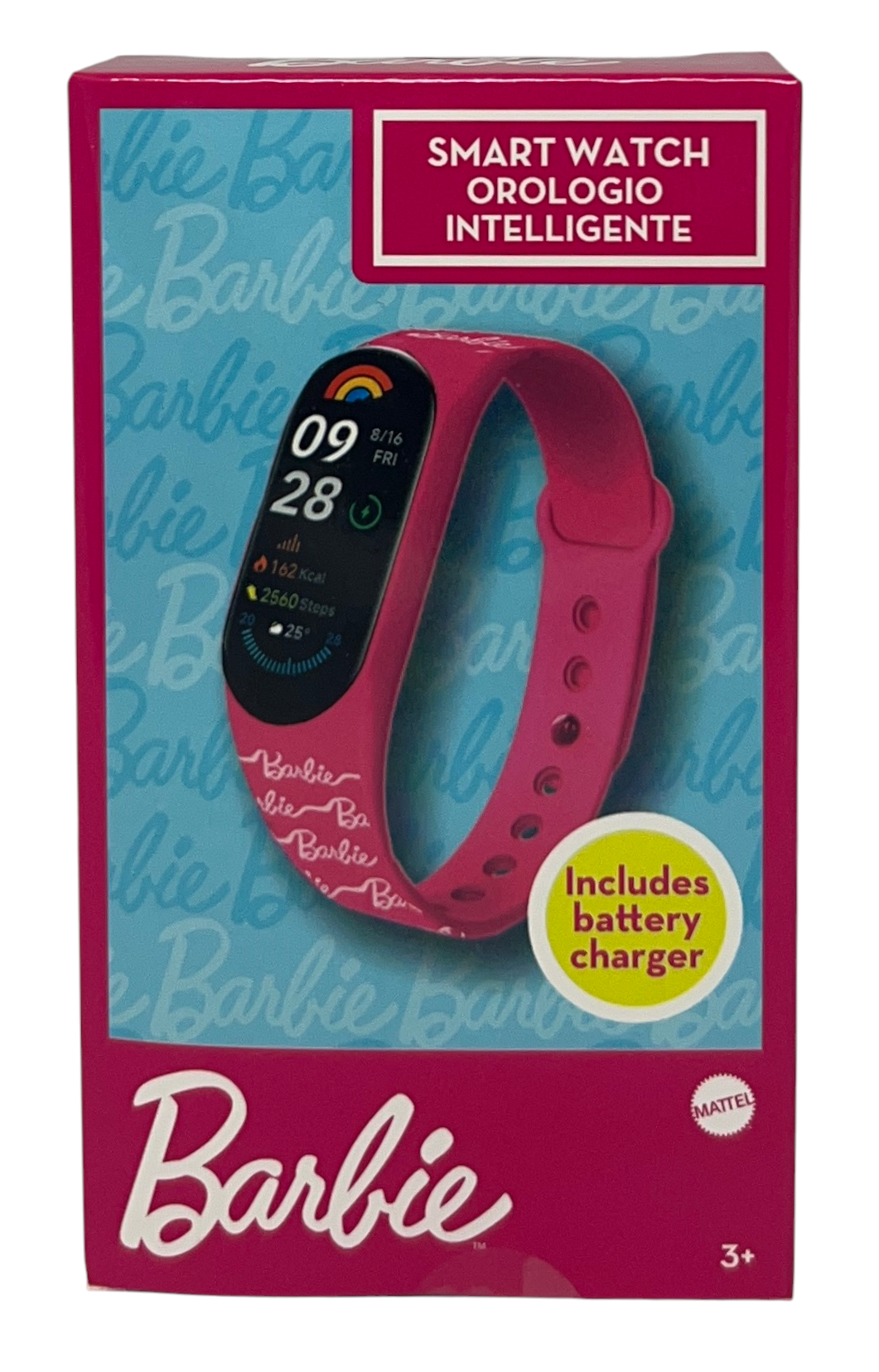 Orologio Smartwatch Barbie Dispositivo Multifunzione con Ricarica USB - Gnt29br