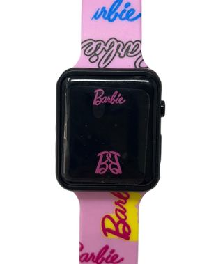 Orologio a LED Barbie Mattel da Polso Digitale con Cinturino Regolabile - Gnt36br