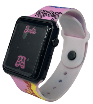 Orologio a LED Barbie Mattel da Polso Digitale con Cinturino Regolabile - Gnt36br