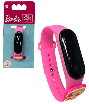 Orologio a LED Barbie Mattel da Polso Digitale con Cinturino Regolabile - Gnt41br