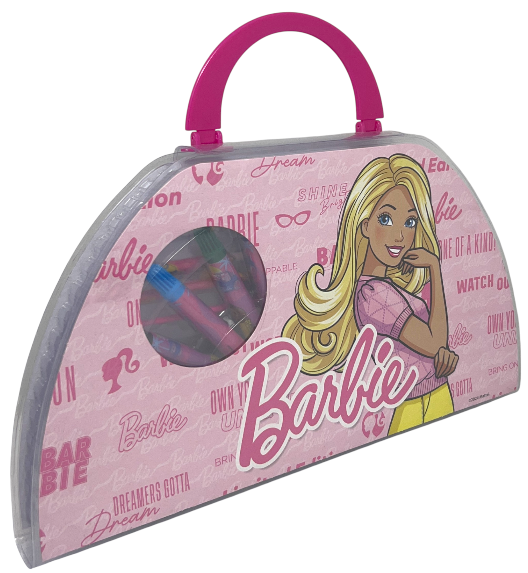 Valigetta Colori Barbie Set Cancelleria 51 Pezzi per Bambini - Br1107