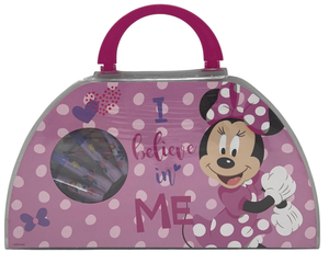 Valigetta Colori Minnie DISNEY Set Cancelleria 51 Pezzi per Bambini - Min1107