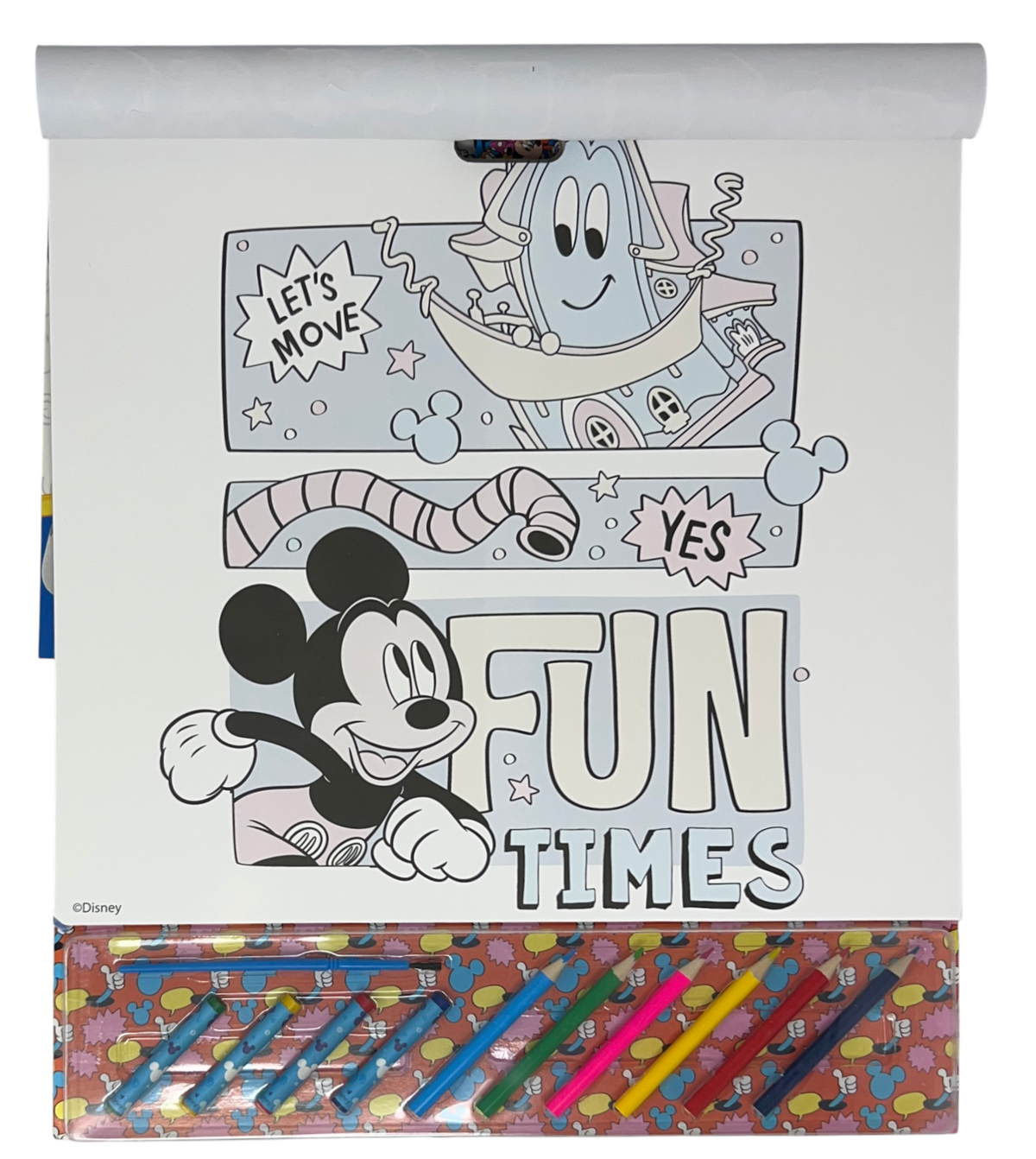 Album da Colorare con Accessori Topolino DISNEY 35 Pezzi Disegni Magici Stickers Fogli da Colorare per Bambini - Mic1147