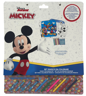 Album da Colorare con Accessori Topolino DISNEY 35 Pezzi Disegni Magici Stickers Fogli da Colorare per Bambini - Mic1147