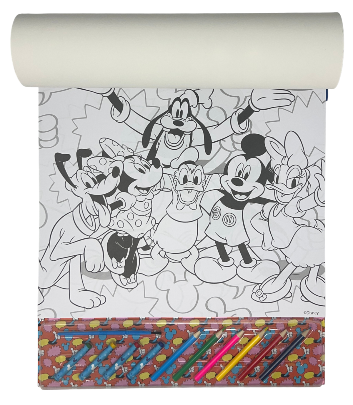 Album da Colorare con Accessori Topolino DISNEY 35 Pezzi Disegni Magici Stickers Fogli da Colorare per Bambini - Mic1147
