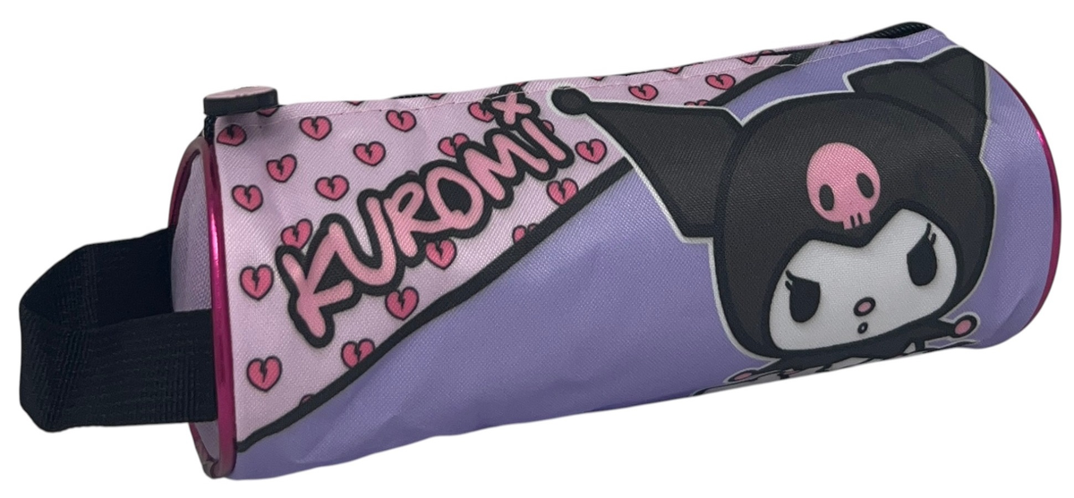 Tombolino Astuccio Kuromi Hello Kitty Portacolori 23 CM - Hk36-5279