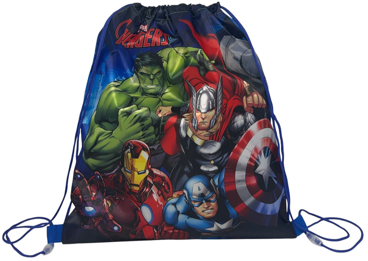 Sacca Avengers MARVEL Borsa Sportiva Tempo Libero con Chiusura a Coulisse 40x35 CM -  Ave36-0795