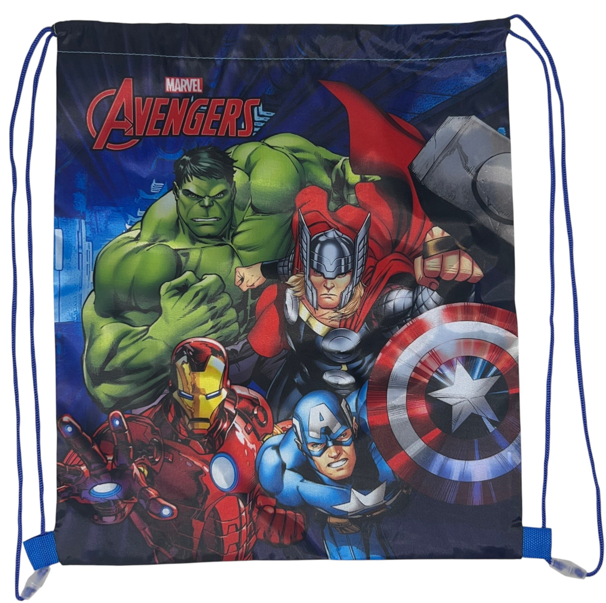Sacca Avengers MARVEL Borsa Sportiva Tempo Libero con Chiusura a Coulisse 40x35 CM -  Ave36-0795