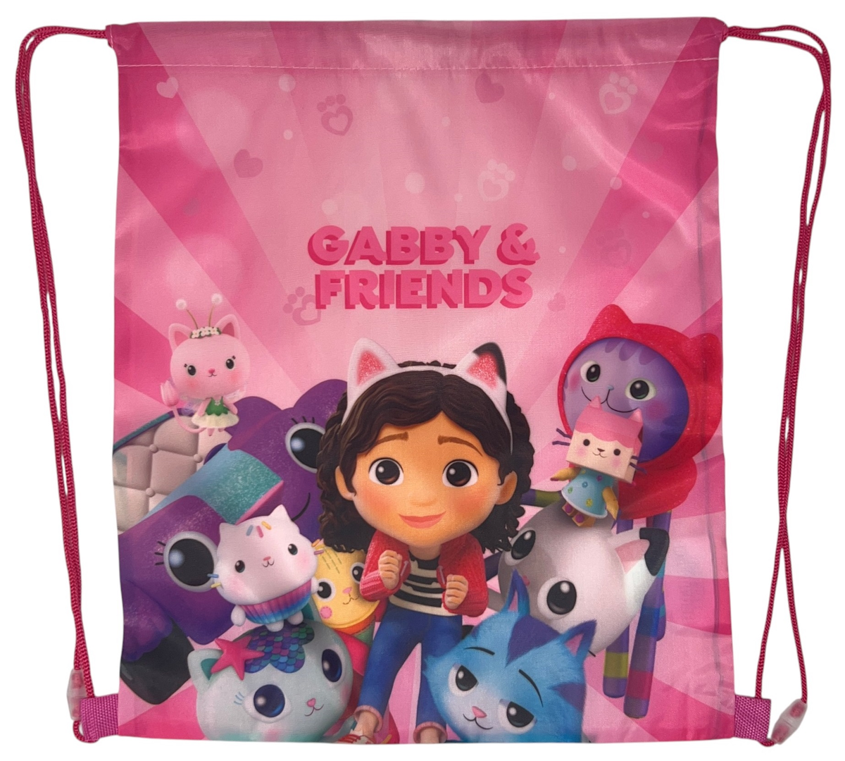 Sacca Gabby's Dollhouse Borsa Sportiva Tempo Libero con Chiusura a Coulisse 40x35 CM -  Gab36-0769