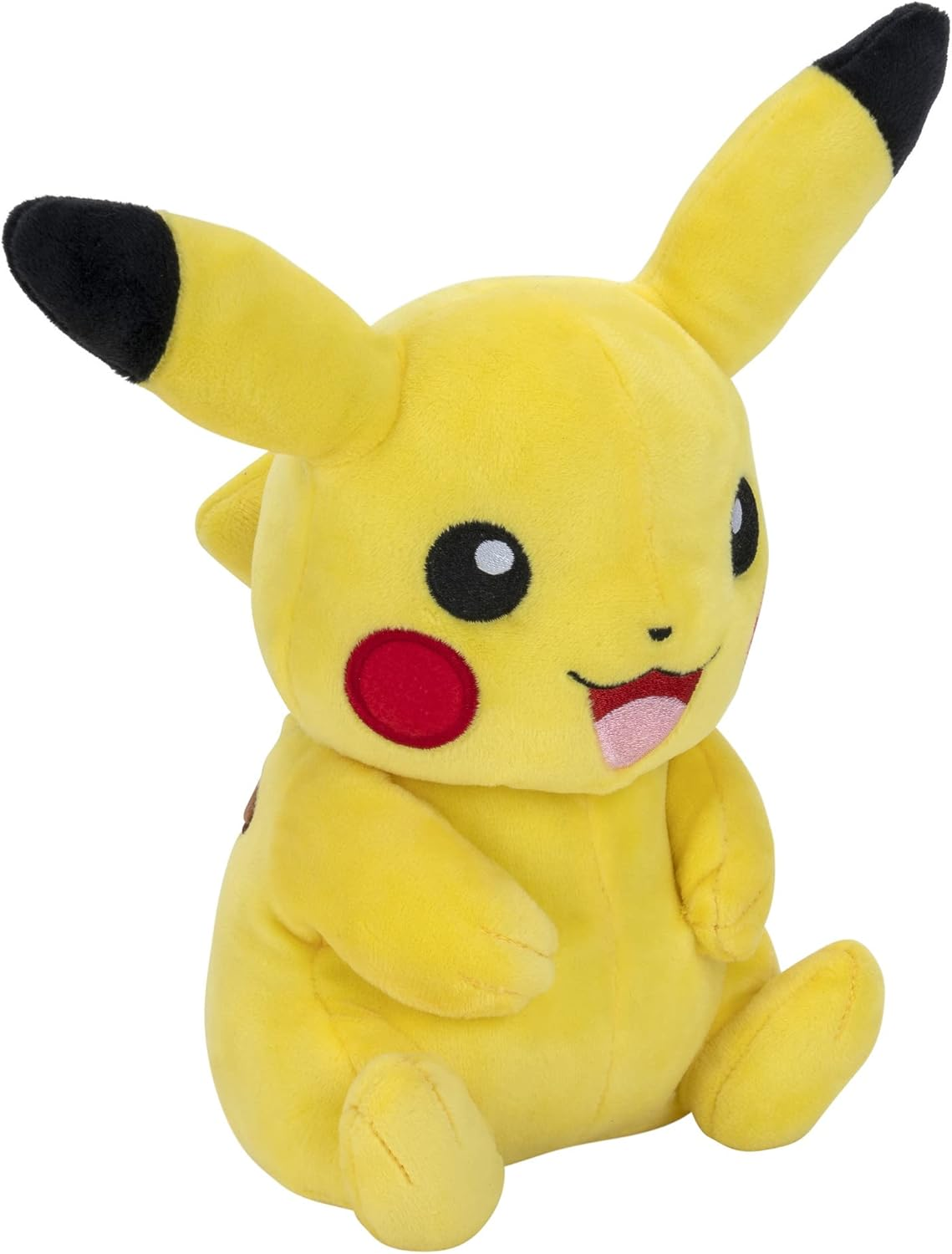 Peluche Pikachu Pokémon Morbido Pupazzo 20 CM in Fibra Riciclata - 52316