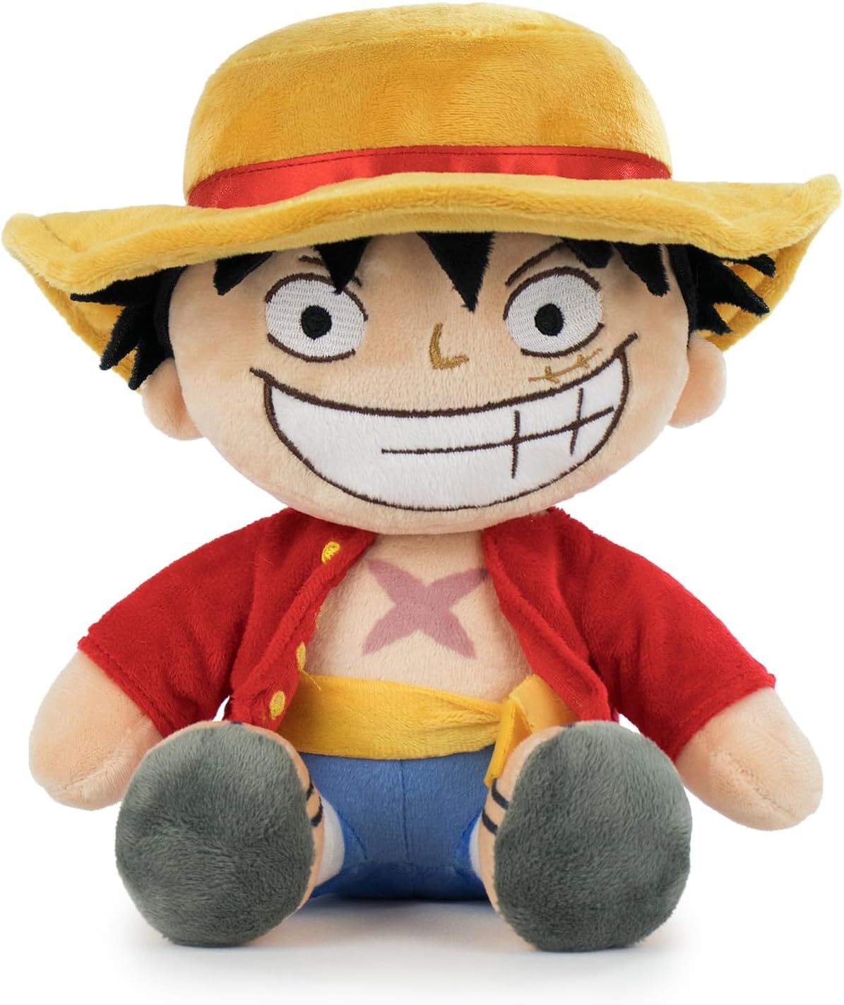 Peluche Luffy One Piece Morbido Pupazzo 22 CM in Fibra Riciclata - 16002451