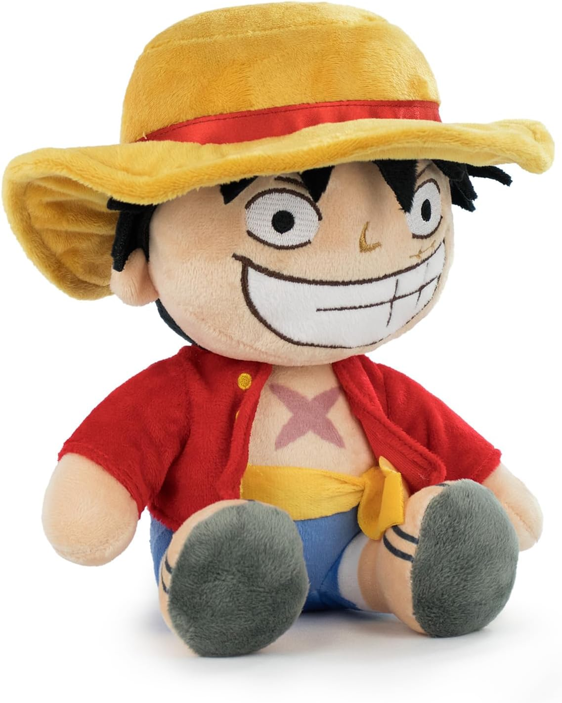 Peluche Luffy One Piece Morbido Pupazzo 22 CM in Fibra Riciclata - 16002451