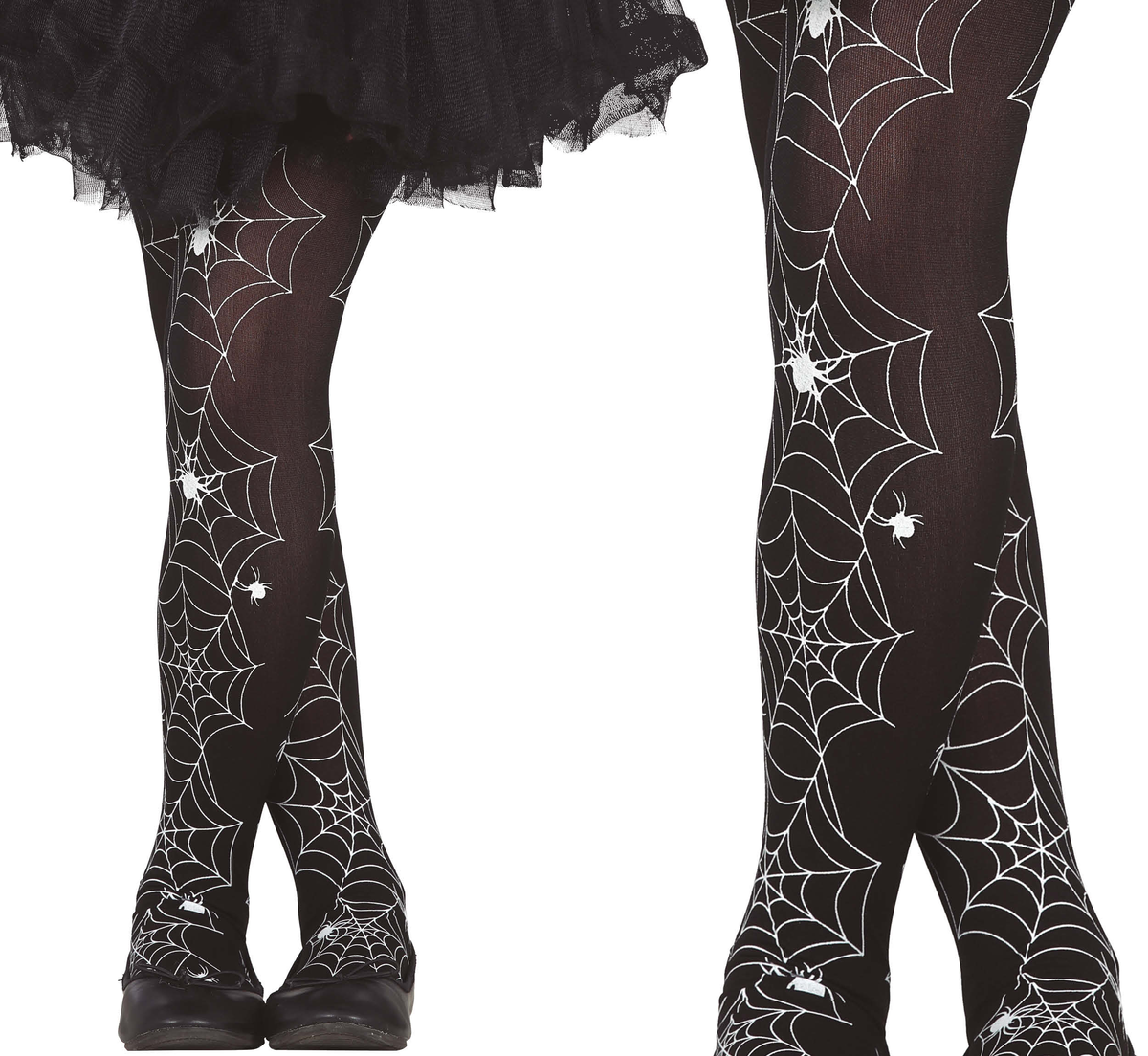 Calze Ragnatele Collant per Bambini Accessorio Halloween Carnevale - 1615