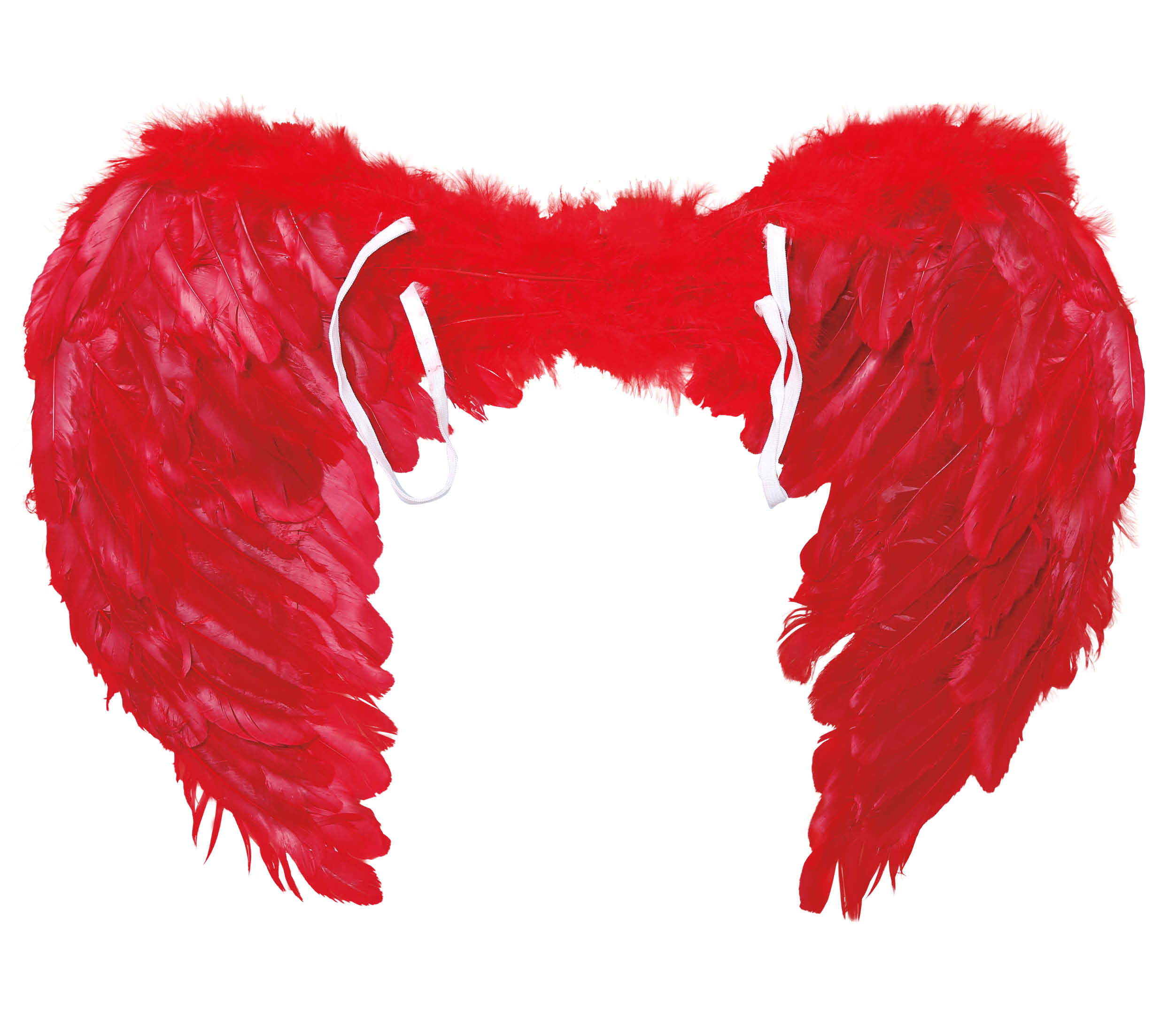 Ali Piumate Rosse 60 X 40 CM Accessori Travestimento Costume Carnevale Halloween - 16265