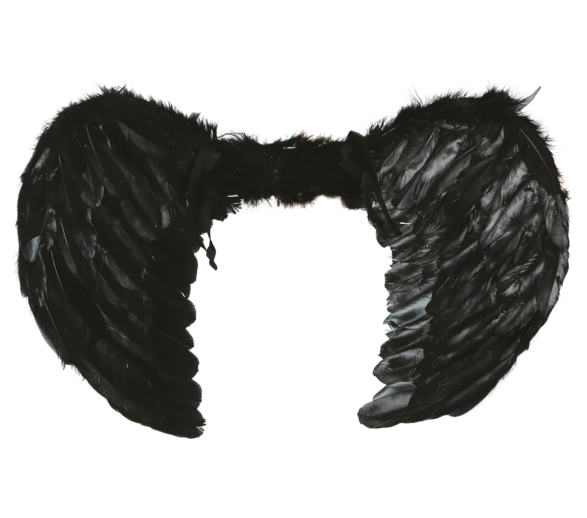 Ali Piumate Nere 60 X 40 CM Accessori Travestimento Costume Carnevale Halloween - 16266
