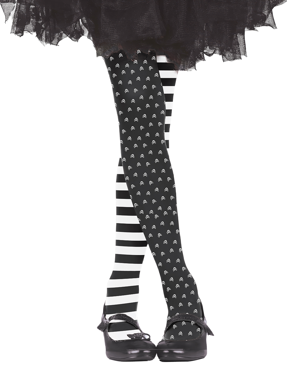 Calze Gotiche Collant per Bambini Accessorio Halloween Carnevale - 1655