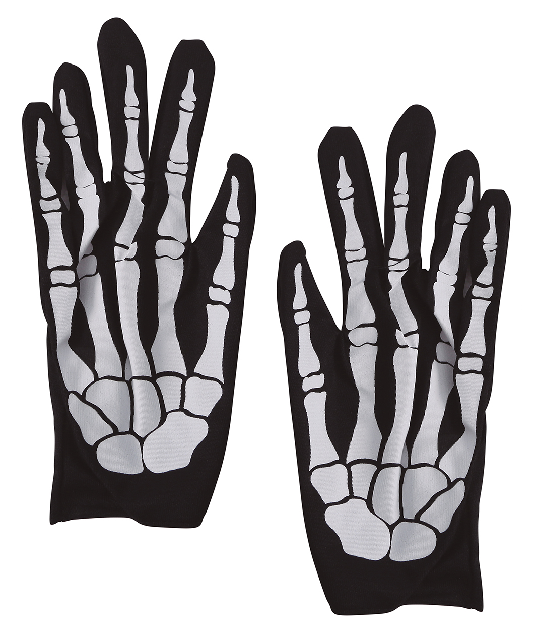 Guanti Scheletro Ossa Taglia Unica Adulto Accessori Carnevale Halloween - 16667