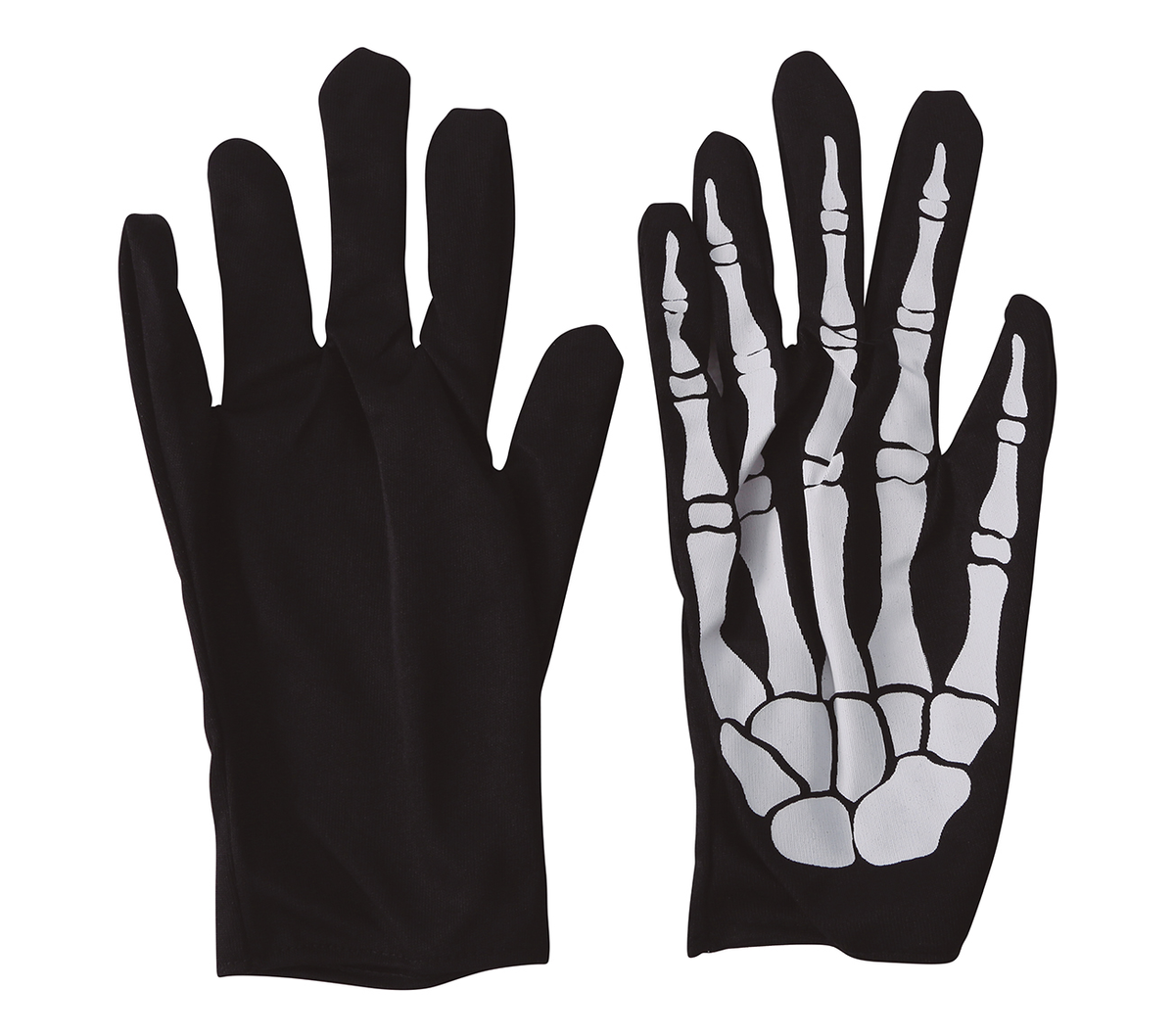 Guanti Scheletro Ossa Taglia Unica Adulto Accessori Carnevale Halloween - 16667